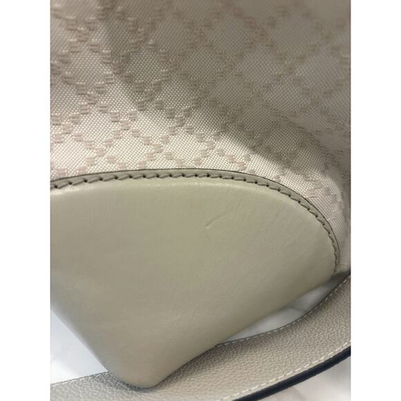 Gucci Handbag in Light Beige Canvas - Good Condition - Picture 4 of 8